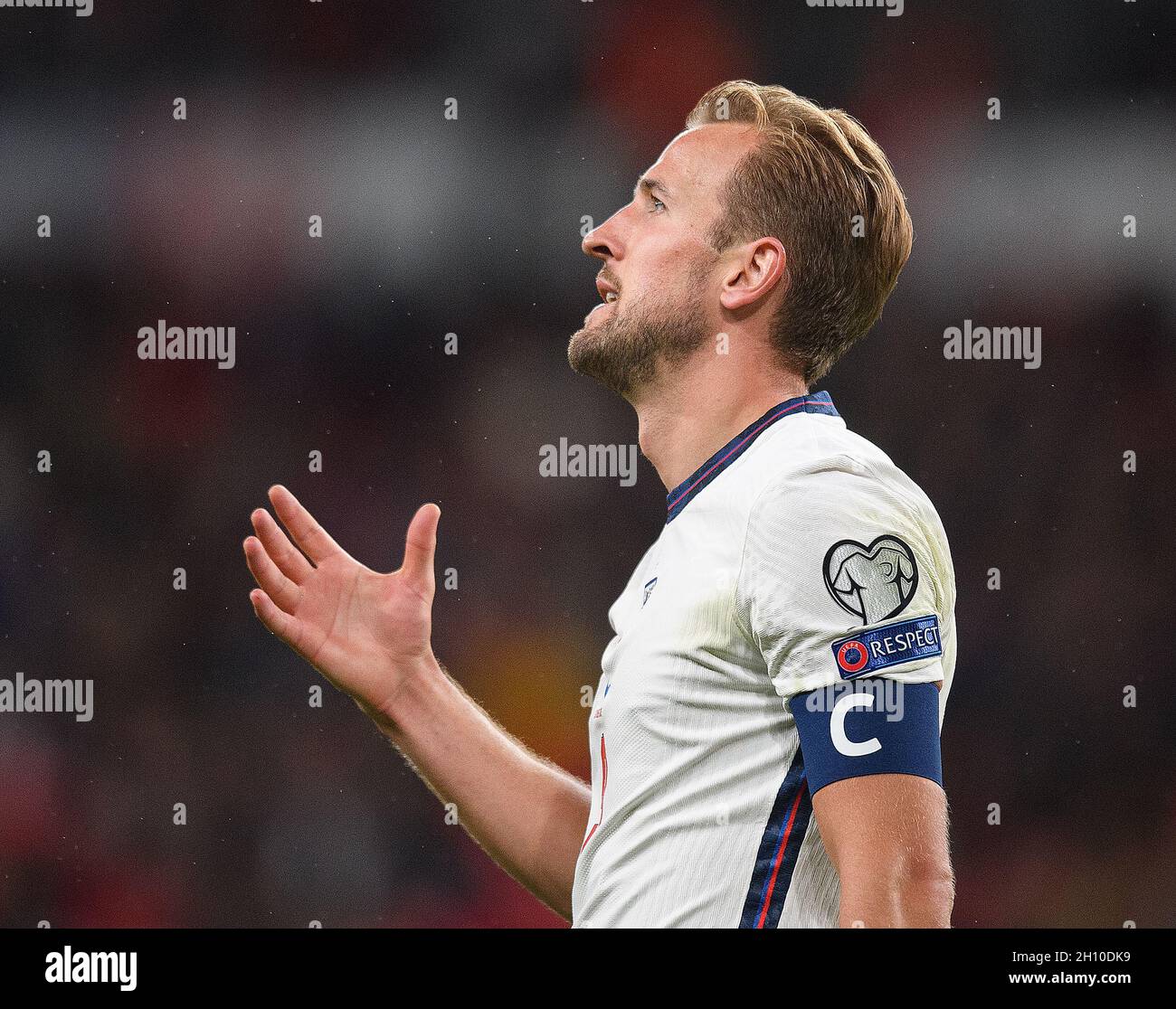 Inghilterra / Ungheria - Coppa del mondo FIFA 2022 - Stadio di Wembley Harry Kane in Inghilterra durante la Coppa del mondo di qualificazione a Wembley. Foto : Mark Pain Foto Stock