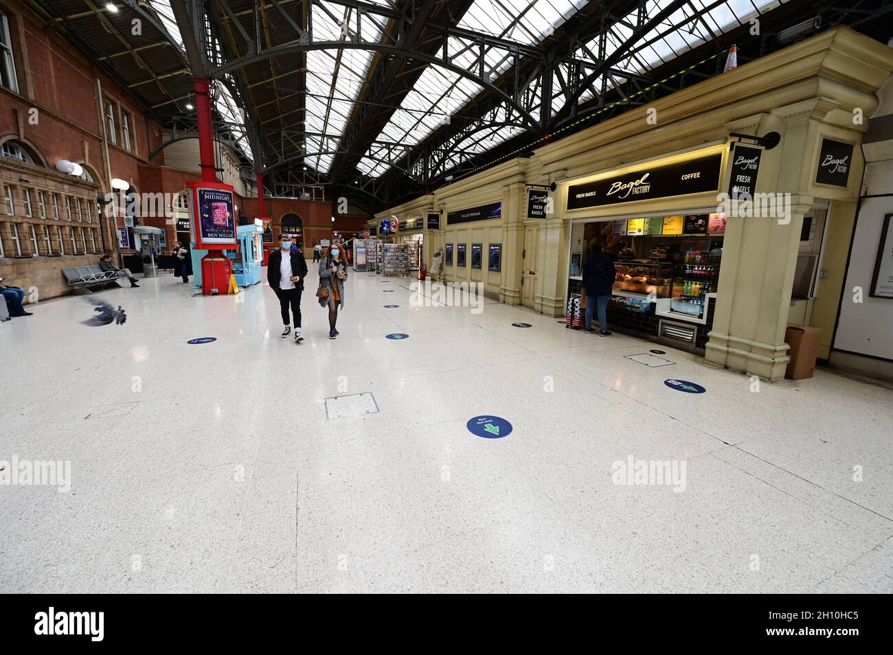 Il foyer interno della stazione di Marylebone. Foto Stock