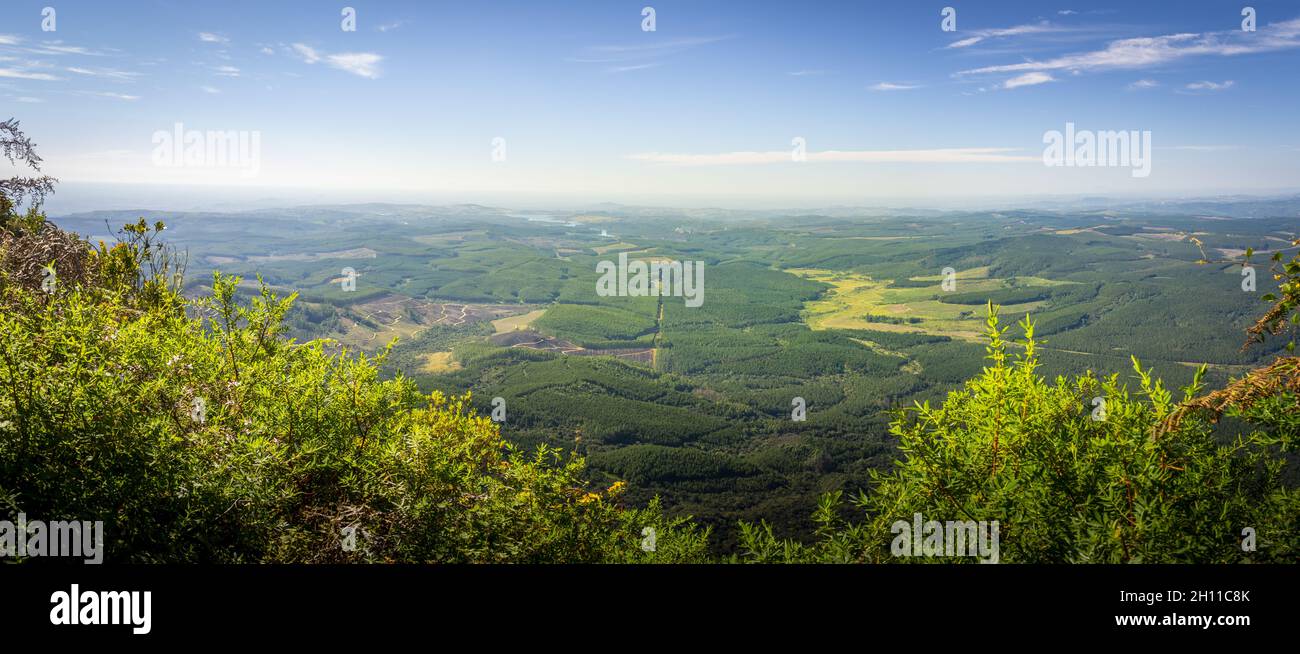 Immagine panoramica della finestra di Lowveld God lungo il percorso panoramico in Sudafrica Foto Stock