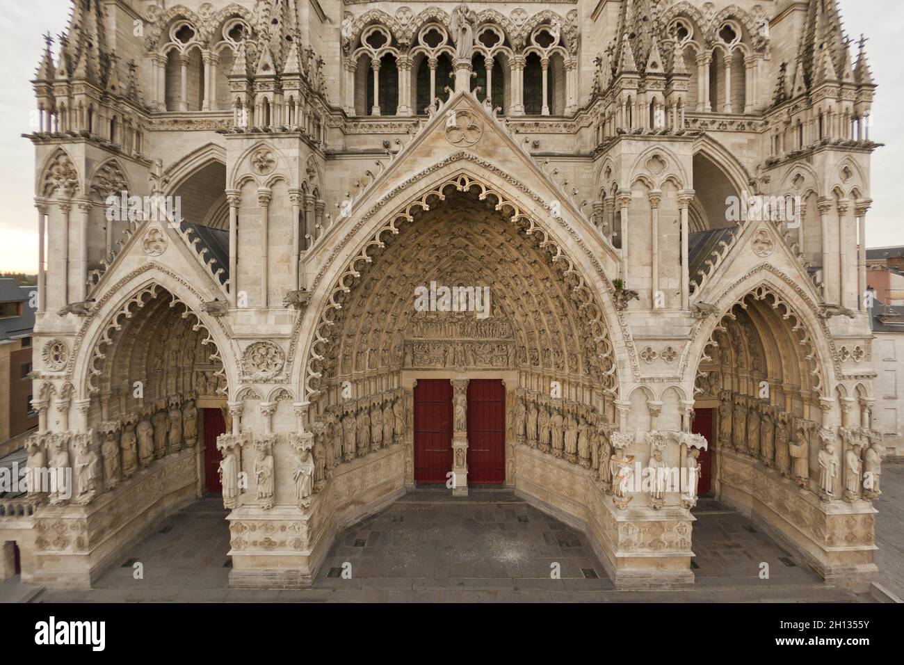 FRANCIA - PICCARDIA - SOMME (80) - AMIENS : CATTEDRALE DI NOTRE DAME (PATRIMONIO MONDIALE DELL'UNESCO) Foto Stock