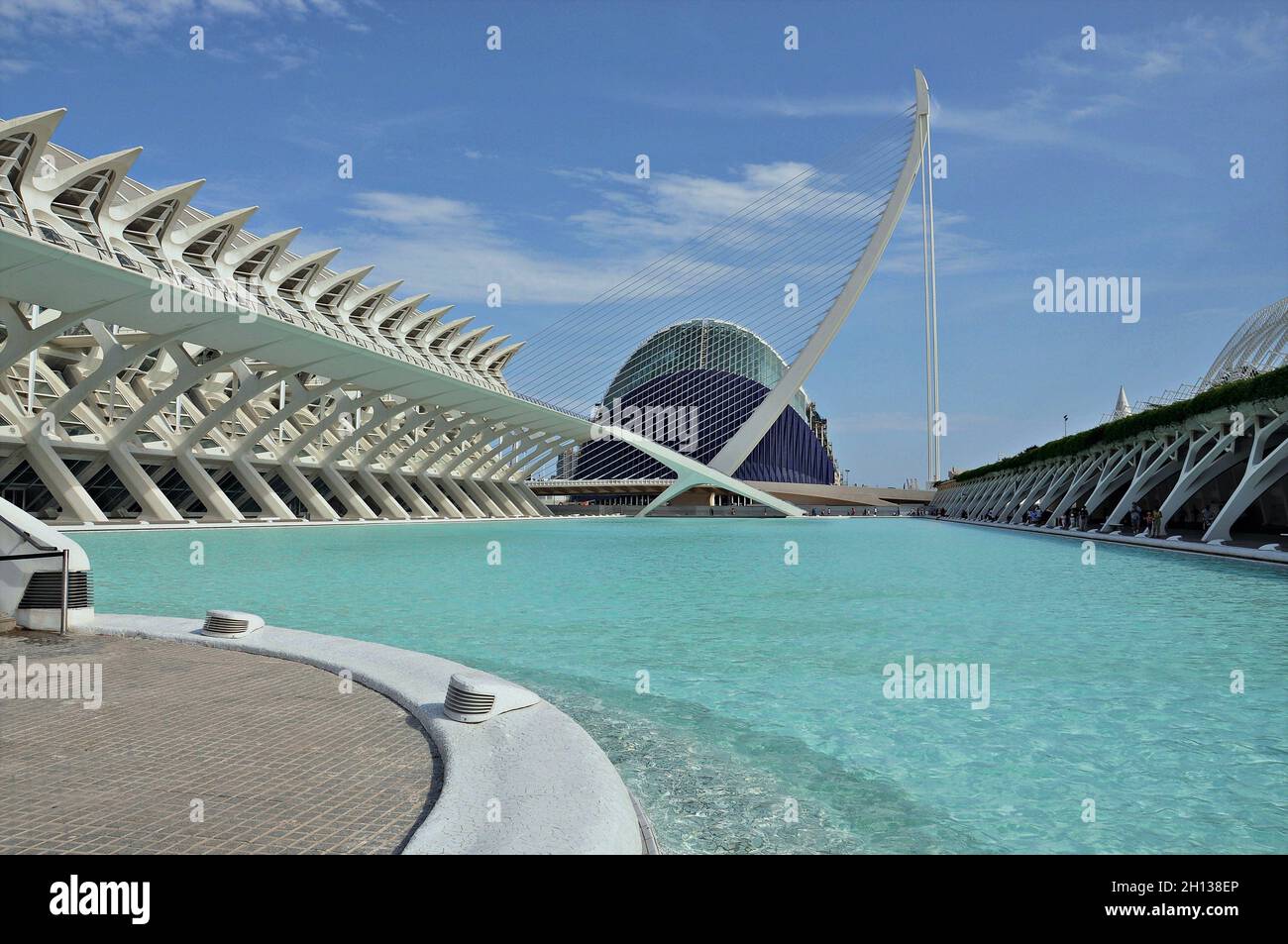 Museo della Scienza Principe Felipe nella Città delle Arti e delle Scienze, Valencia, Comunità Valenciana, Spagna Foto Stock