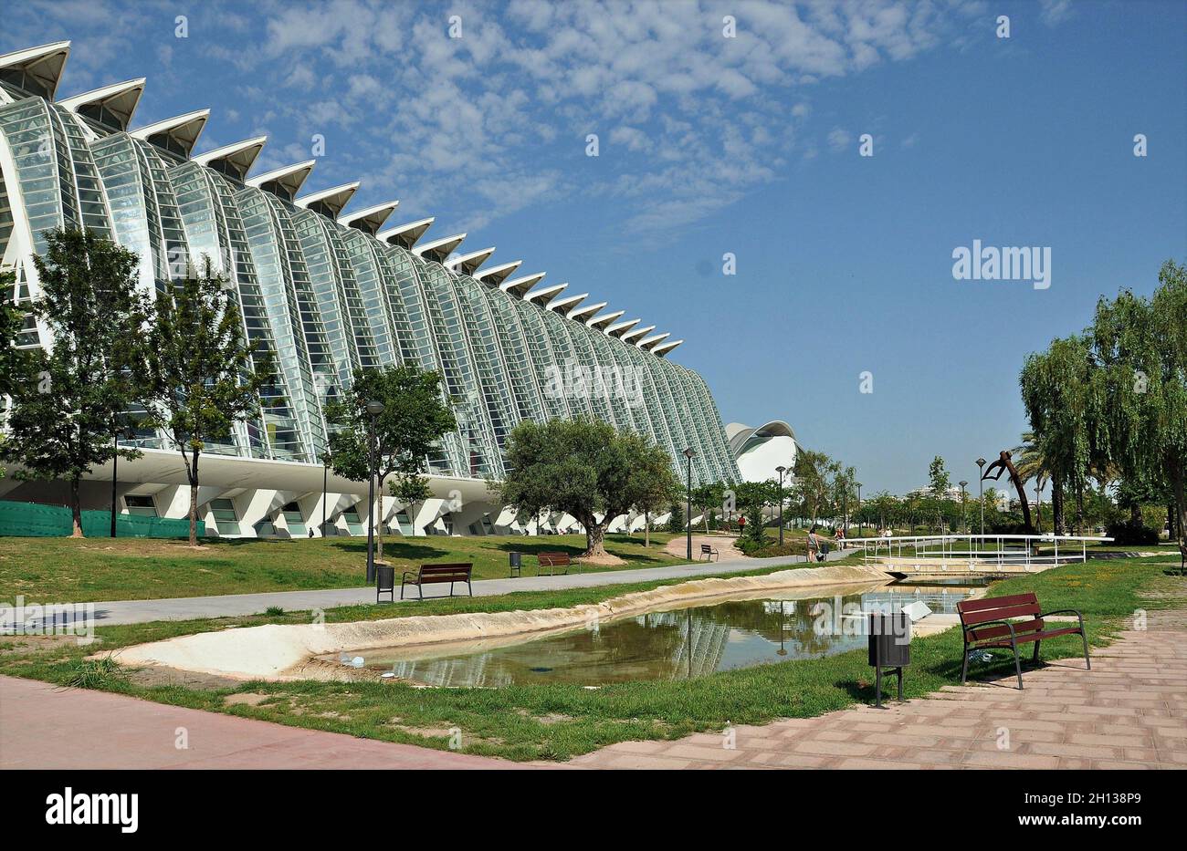 Museo della Scienza Principe Felipe nella Città delle Arti e delle Scienze, Valencia, Comunità Valenciana, Spagna Foto Stock