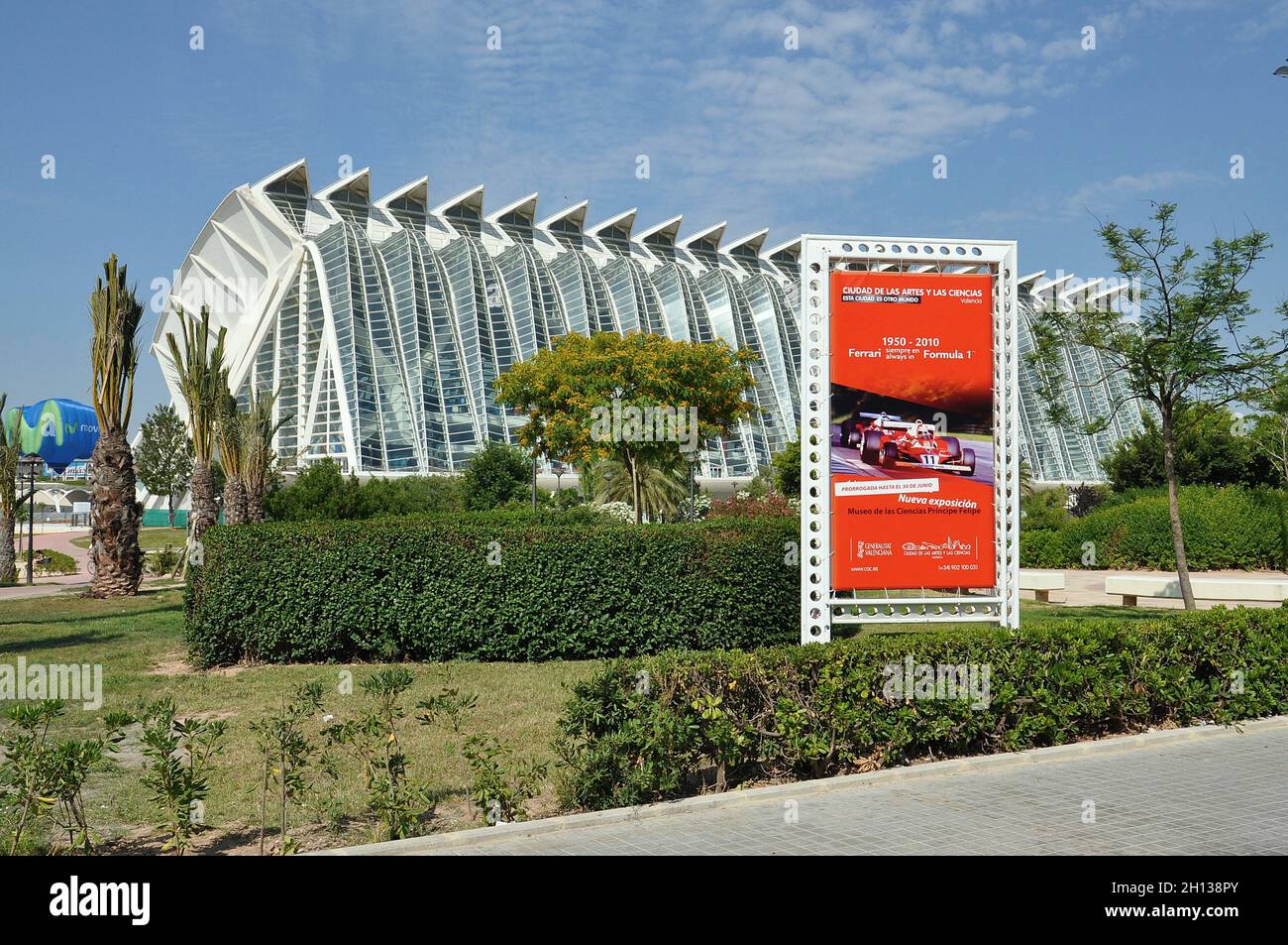 Museo della Scienza Principe Felipe nella Città delle Arti e delle Scienze, Valencia, Comunità Valenciana, Spagna Foto Stock