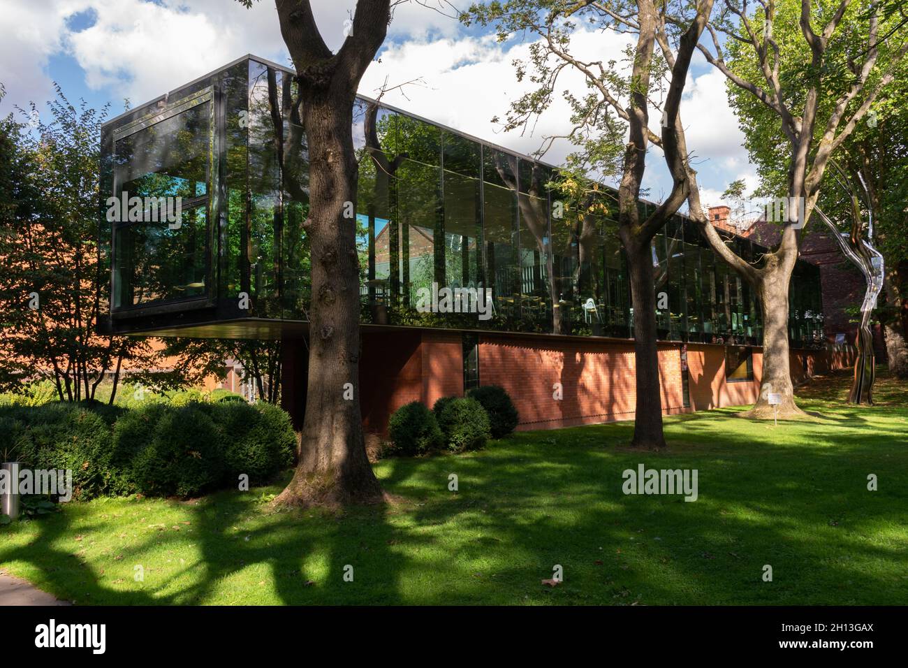 Whitworth Art Gallery cafe, University of Manchester, Whitworth Park, Oxford Road Foto Stock