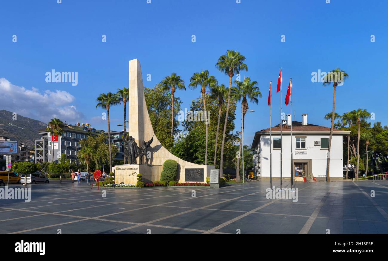 Centro di Alanya, Turchia Foto Stock