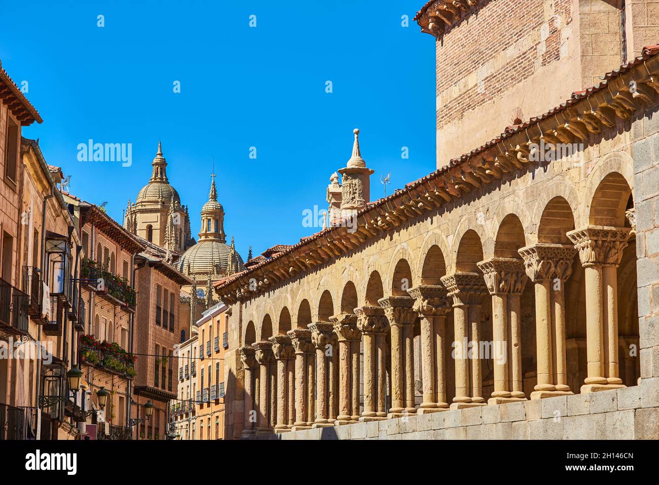 Chiesa di San Martin. Segovia, Spagna. Foto Stock