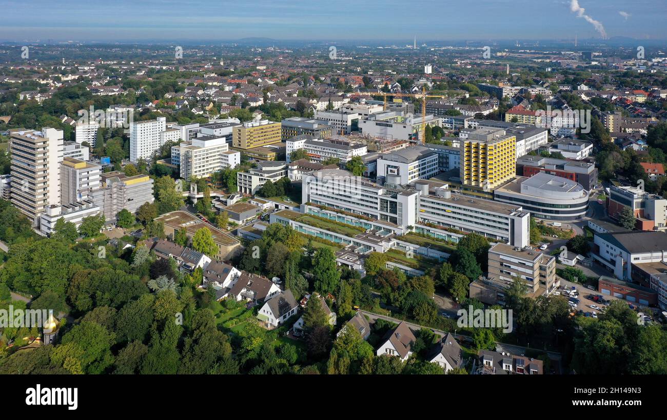 Essen, Renania settentrionale-Vestfalia, Germania - Universitaetsklinikum Essen. Foto Stock