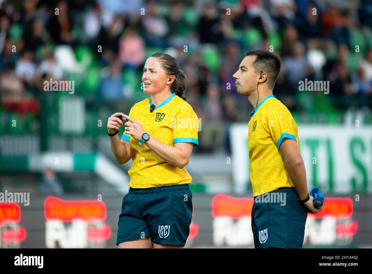 Stadio Monigo, Treviso, Italia, 16 ottobre 2021, Aimee Barrett-Theron durante Benetton Rugby vs Ospreys - United Rugby Championship match Foto Stock