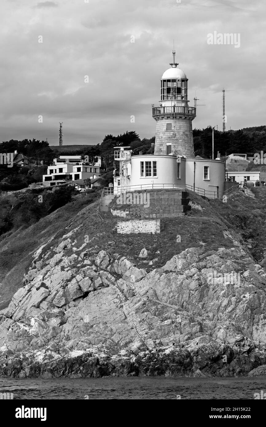 Baily Lighthouse, Howth, County Dublin, Irlanda Foto Stock