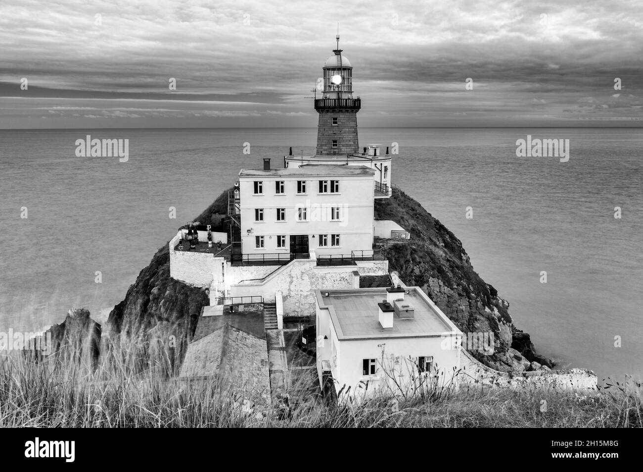 Baily Lighthouse, Howth, County Dublin, Irlanda Foto Stock