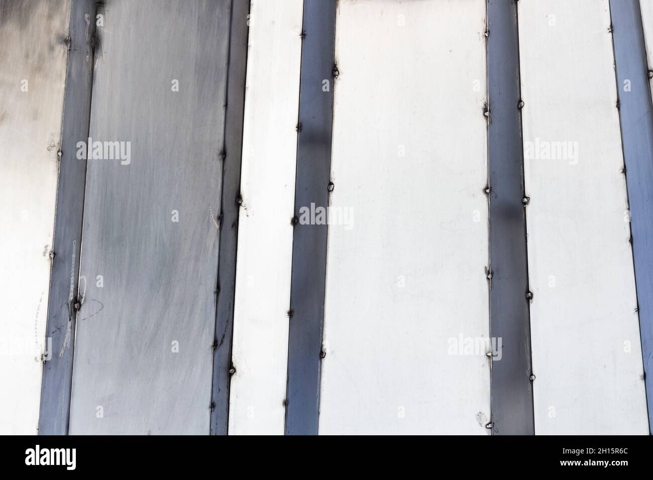 Texture foto di acciaio inox armored blu tonico graffiato superfici piastre. Foto Stock