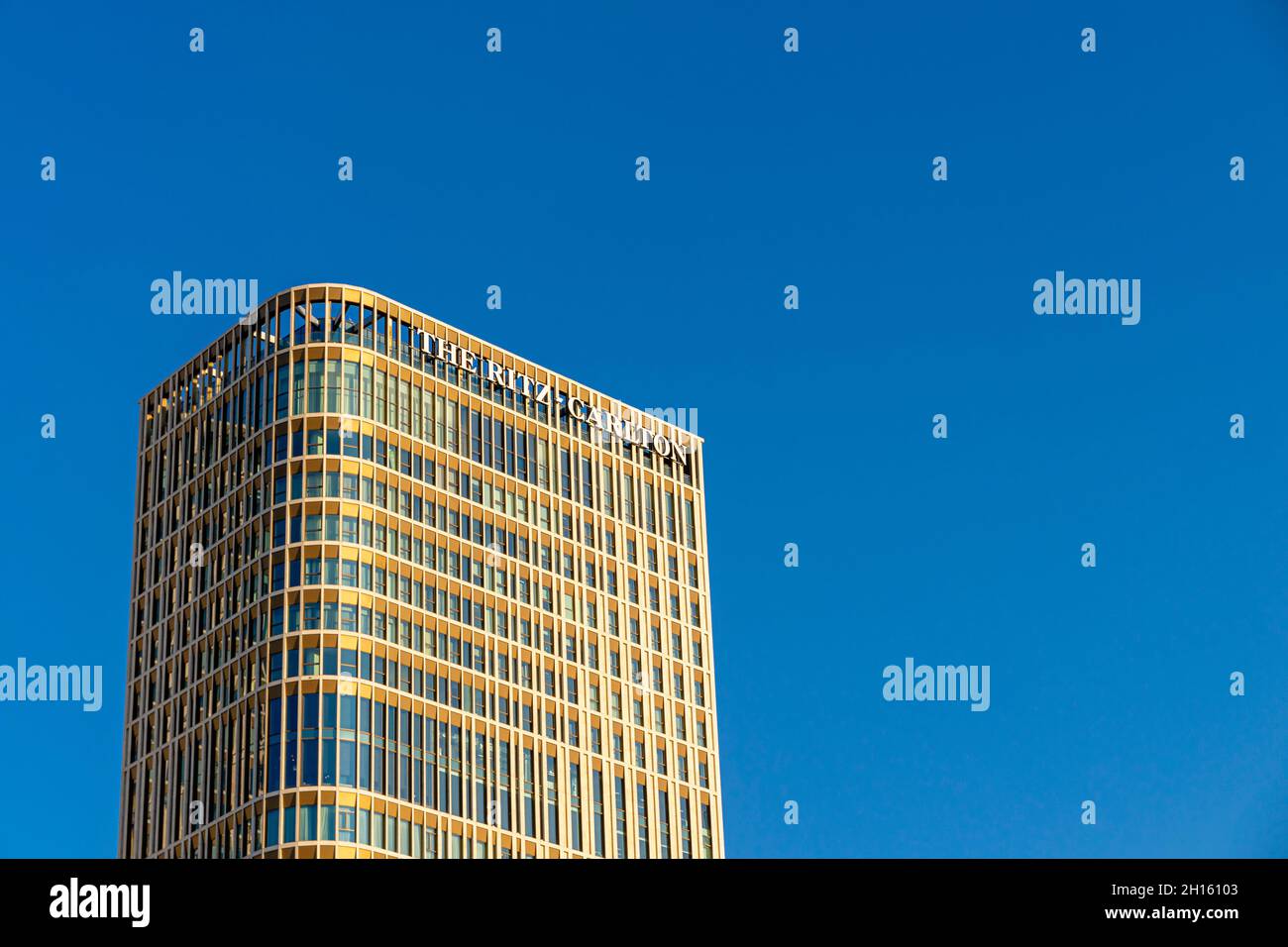 The Ritz-Carlton, Astana hotel, Kazakhstan Foto Stock