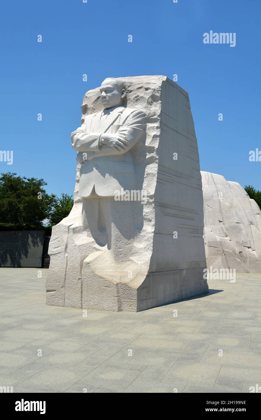 Martin Luther King Jr. National Memorial a Washington DC, USA - 10.07.2018 Foto Stock