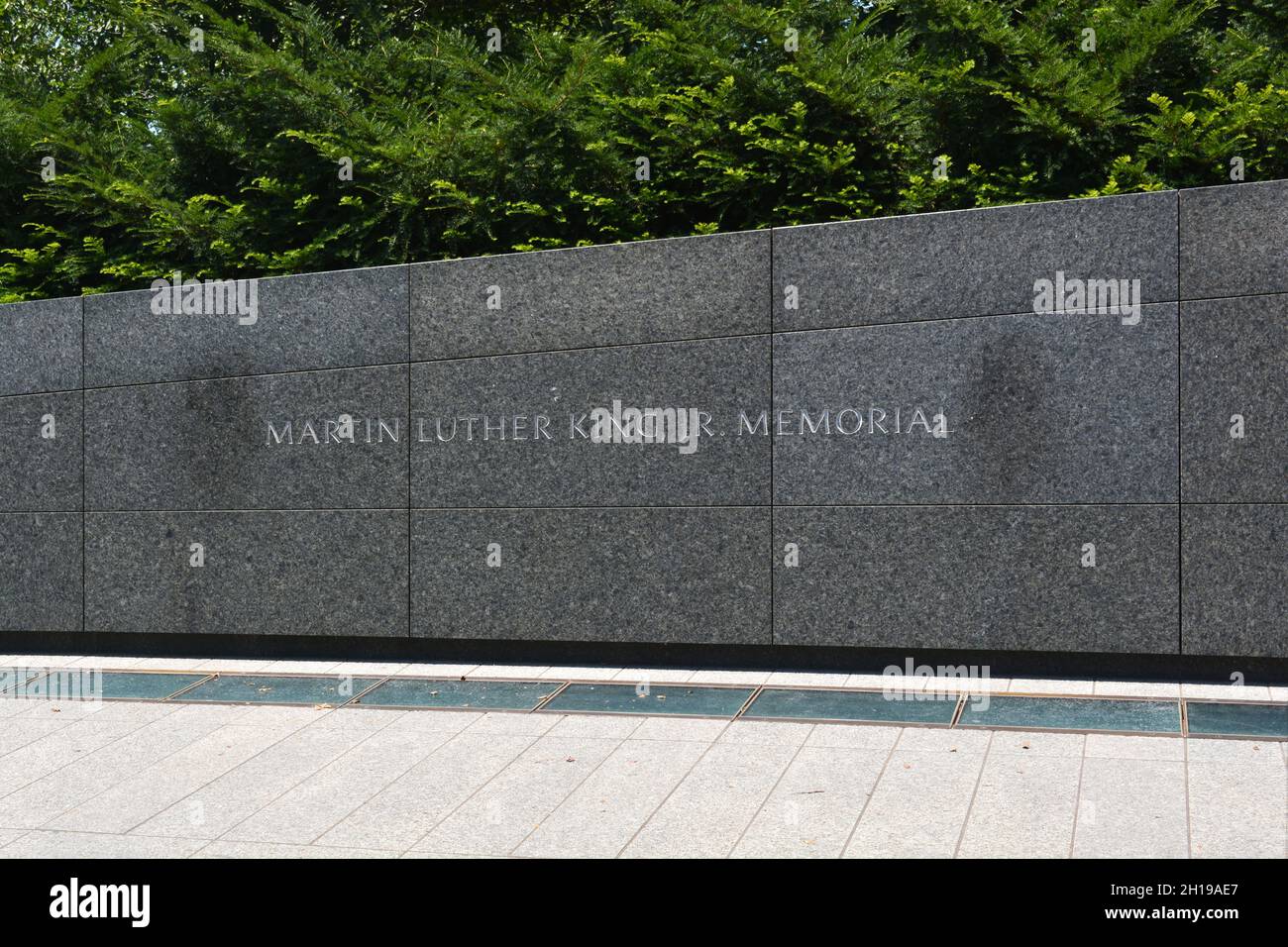 Martin Luther King Jr. National Memorial a Washington DC, USA - 10.07.2018 Foto Stock