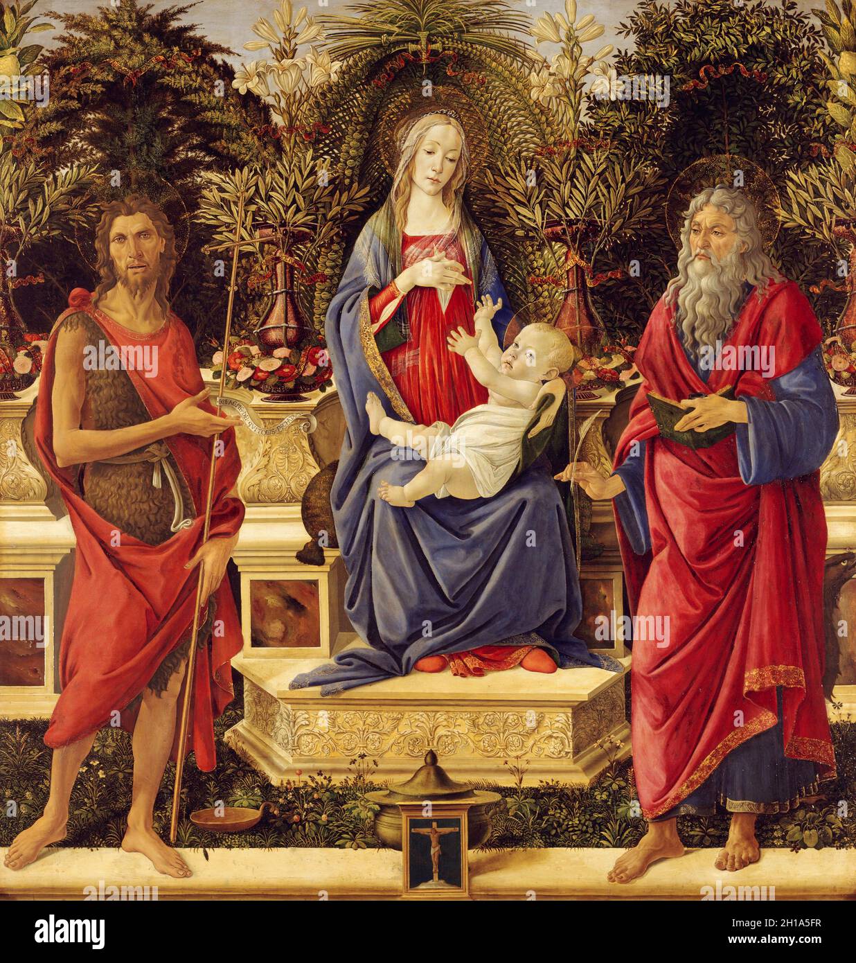 La pala Bardi di Sandro Botticelli Foto Stock
