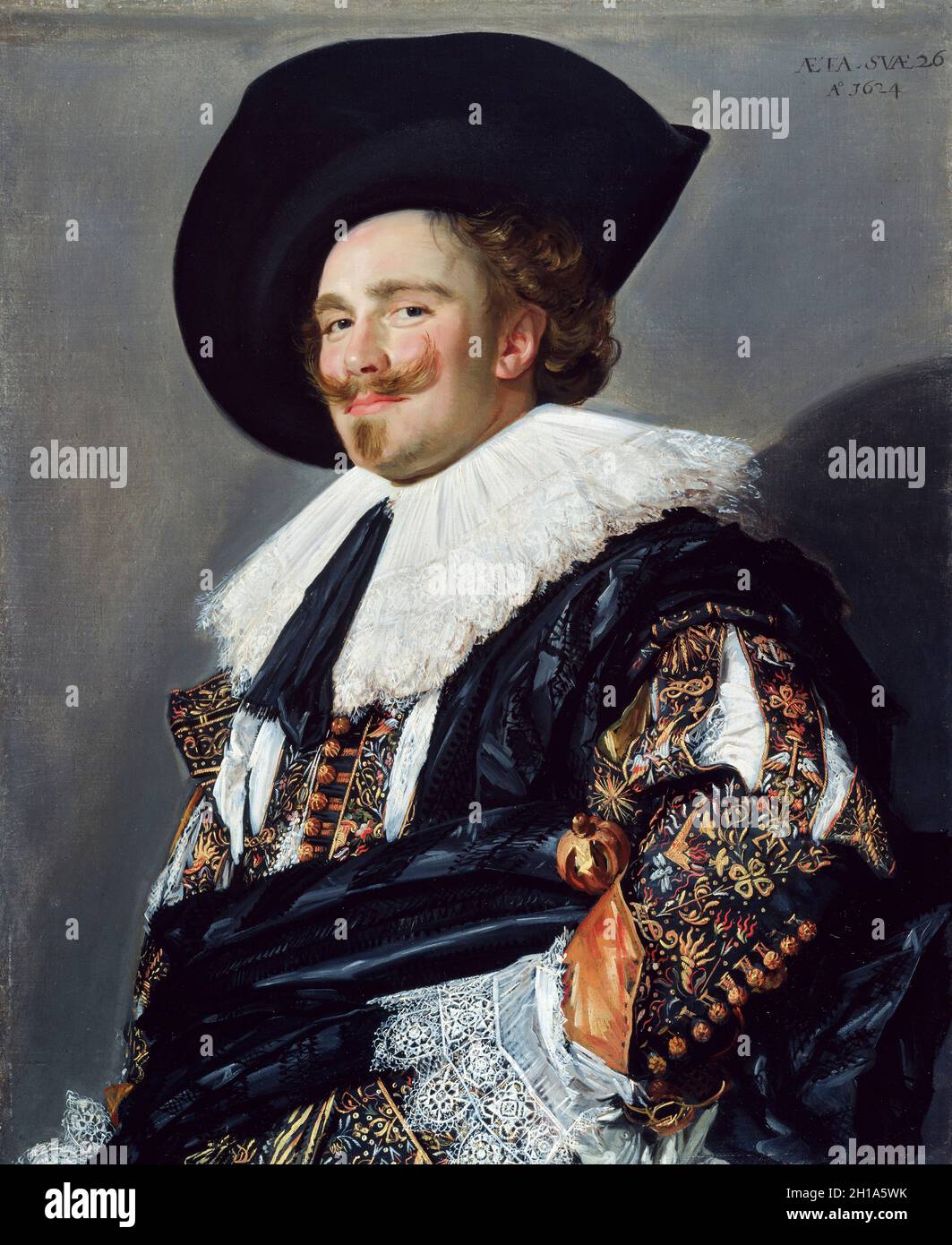 The Laughing Cavalier di Frans Hals Foto Stock