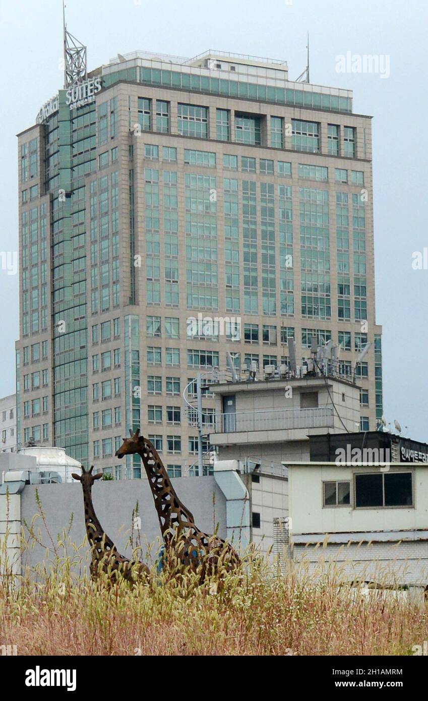 Centro commerciale Samziegil sulla principale strada pedonale Insadong a Seoul, Sout Foto Stock