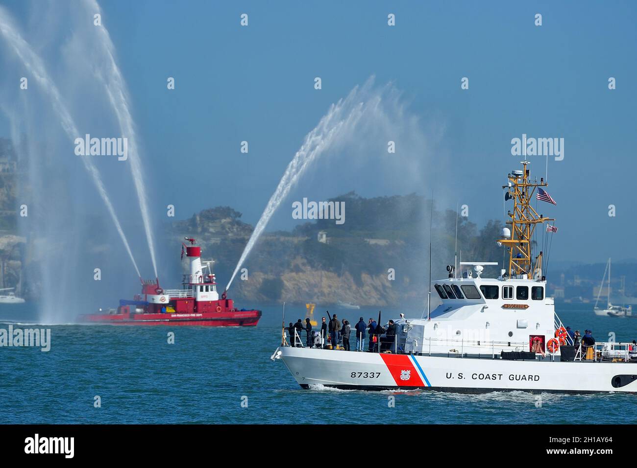 L'incredibile settimana annuale della flotta nella Bay Area, San Francisco, California Foto Stock