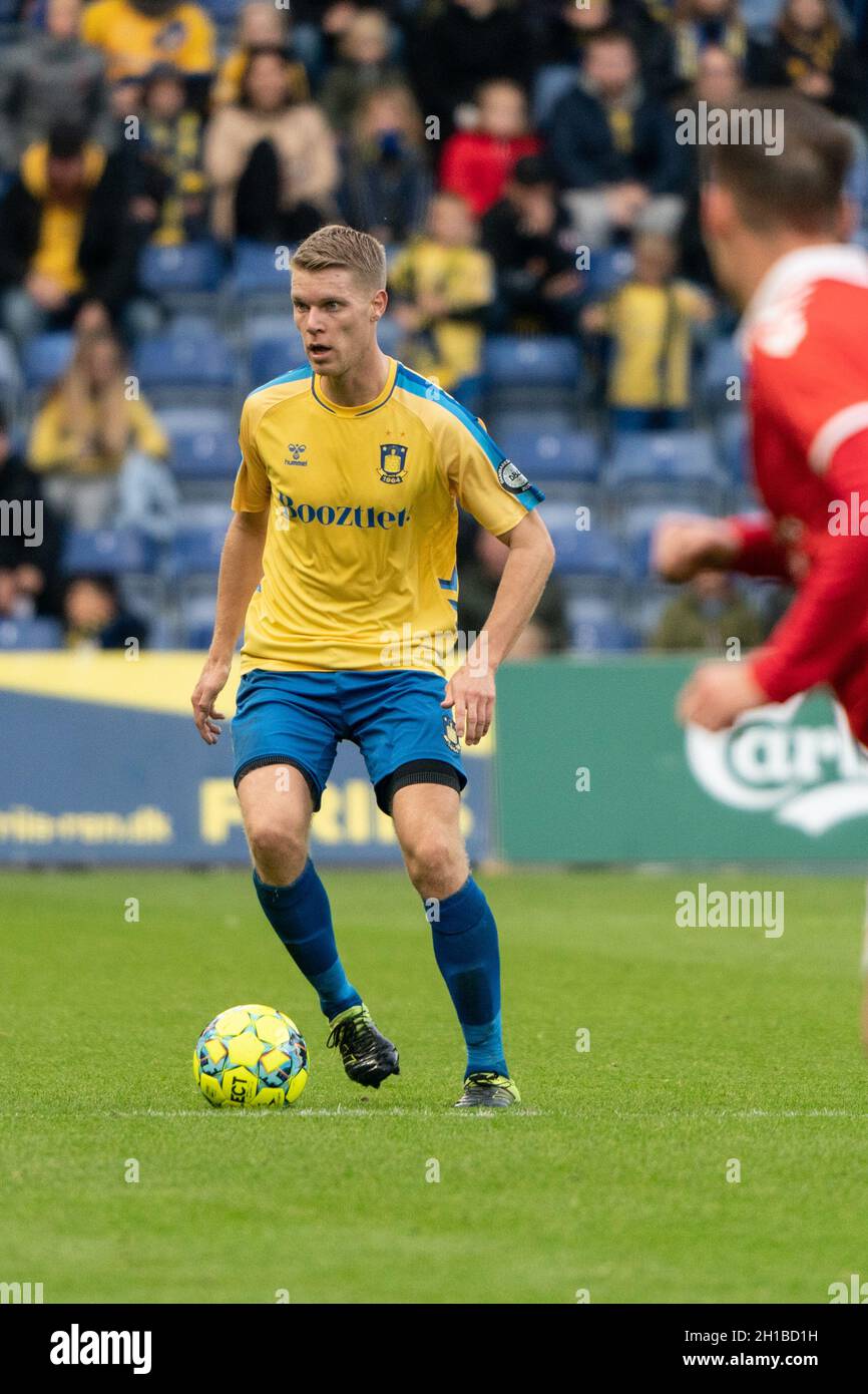 Brondby, Danimarca. , . Sigurd Rosted (4) di Broendby SE visto durante la 3F Superliga partita tra Broendby IF e Vejle Boldklub al Brondby Stadion. (Photo Credit: Gonzales Photo/Alamy Live News Foto Stock