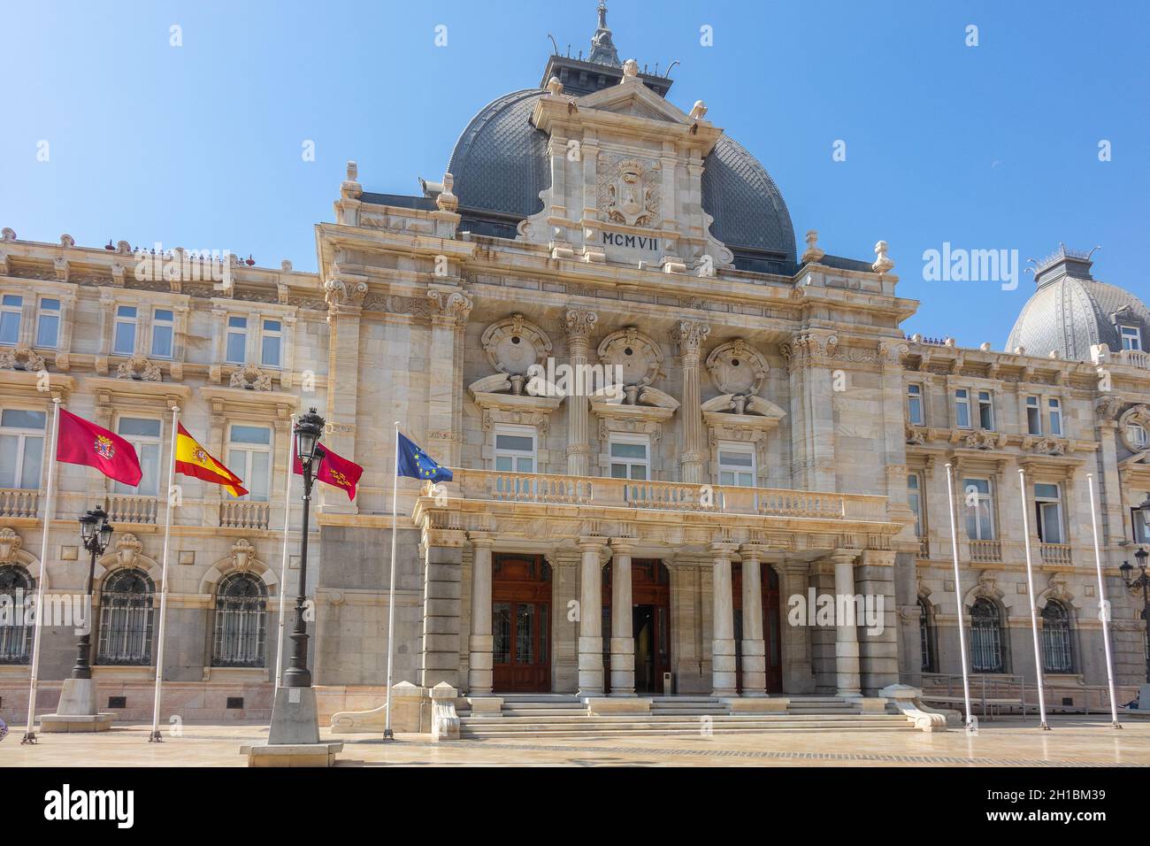 Spagna, Murcia, Cartagena, Municipio Foto Stock