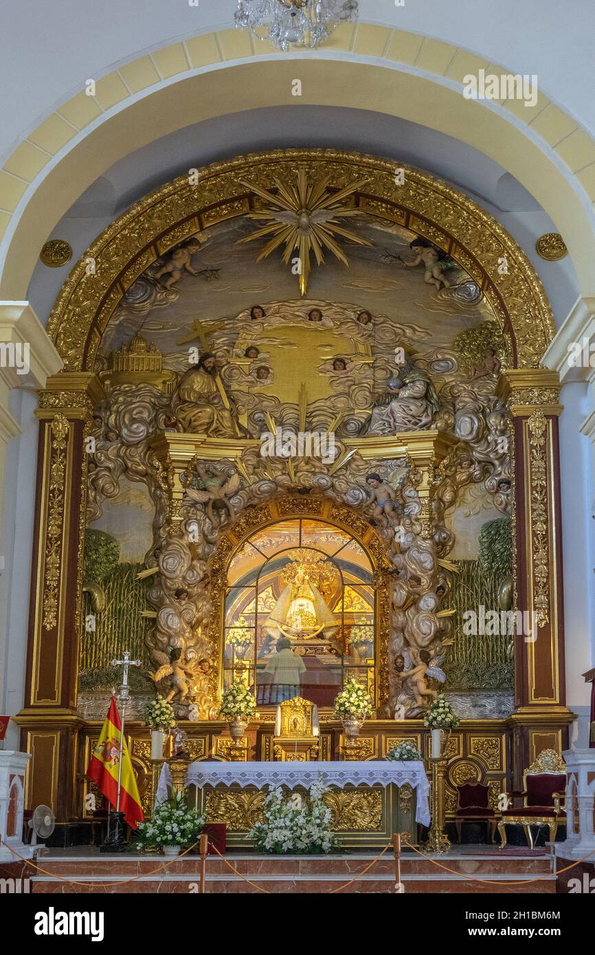 Spagna, Andalusia, Motril, Santuario Senora Cabeza, interni Foto Stock