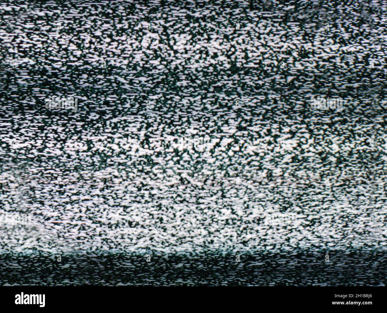 TV senza segnale. Effetto telecamera di blocco. Sfondo retro VHS. Vecchio  modello video. Segnale TV errato Foto stock - Alamy