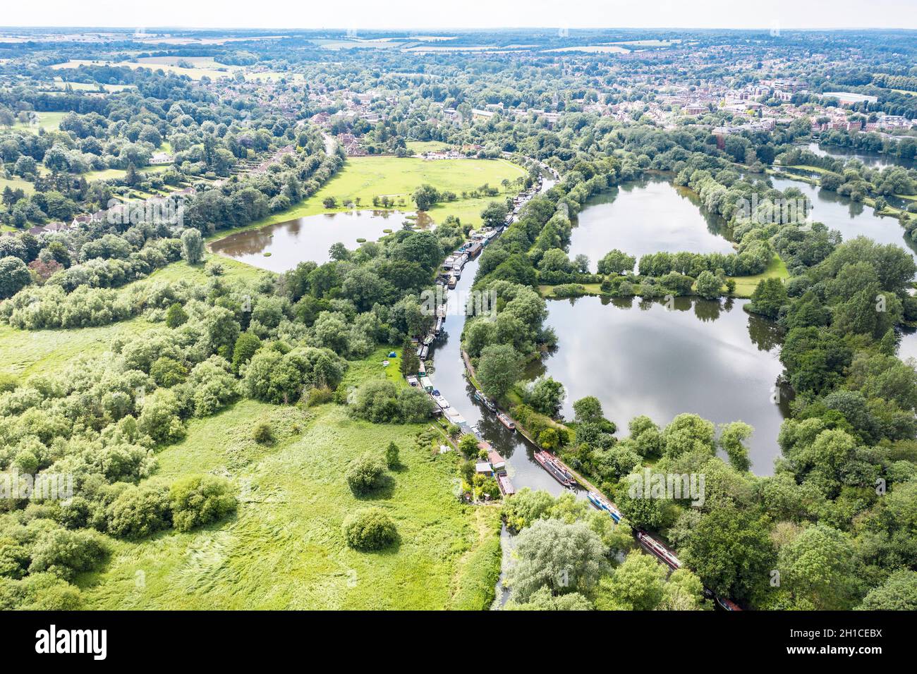 Grand Union Canal, Rickmansworth / Watford regno unito Foto Stock