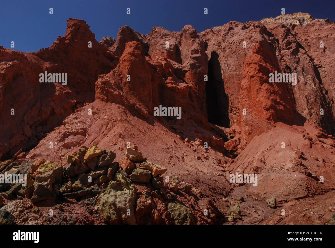 Rainbow Valley, il Deserto di Atacama, Cile Foto Stock