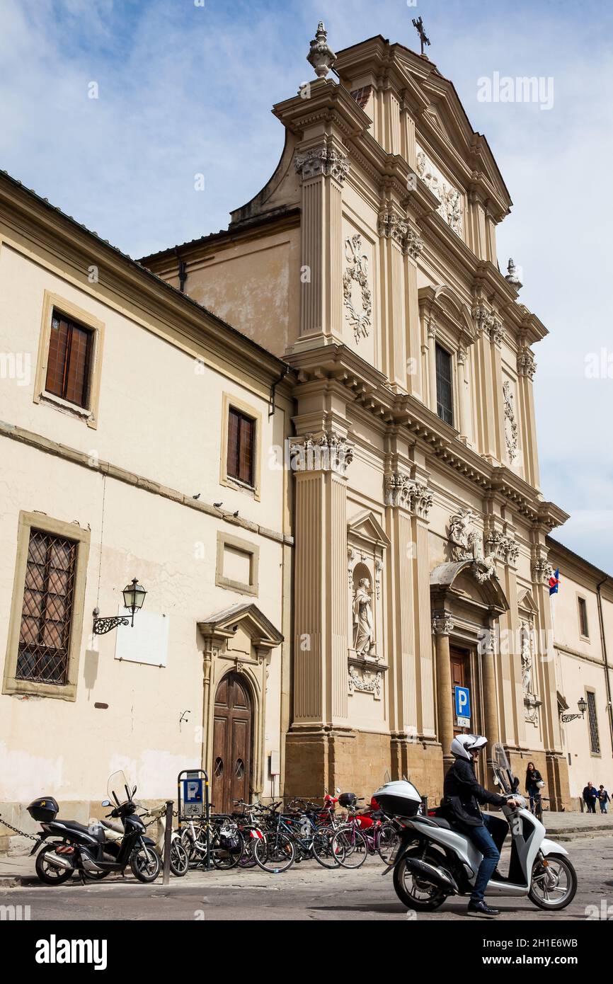 Firenze, Italia - Aprile 2018: il Museo Nazionale di San Marco alloggiata nella sezione monumentale del medievale convento domenicano dedicato a San Marco Foto Stock