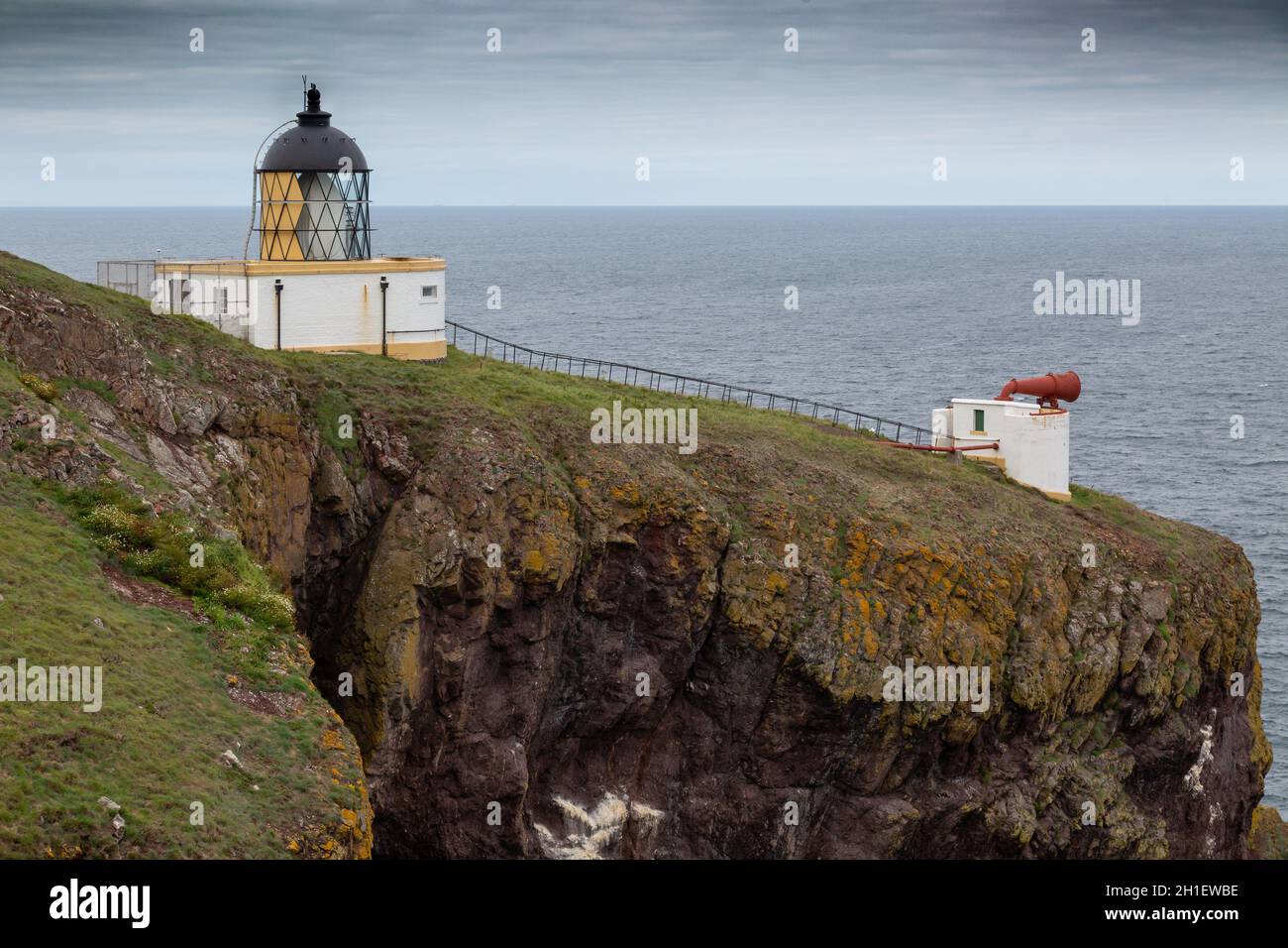 Faro di St. Abbs Foto Stock