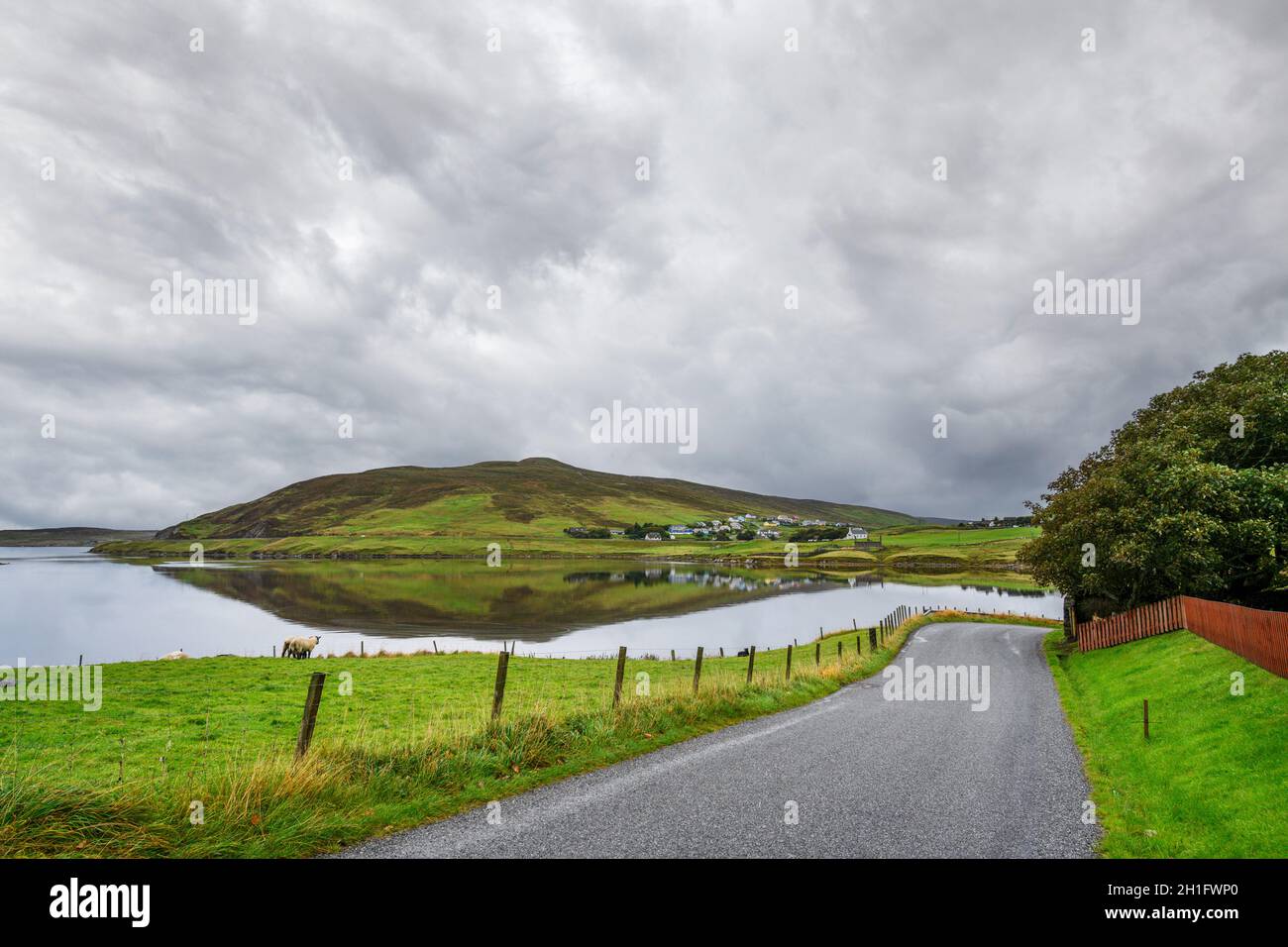 VOE, North Mainland, Shetland, Scozia, Regno Unito Foto Stock