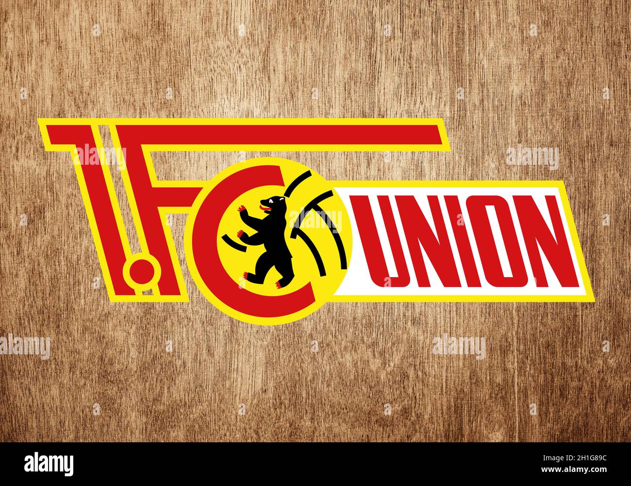 Stemma 1. FC Union Berlin, una squadra di calcio tedesca Foto stock - Alamy