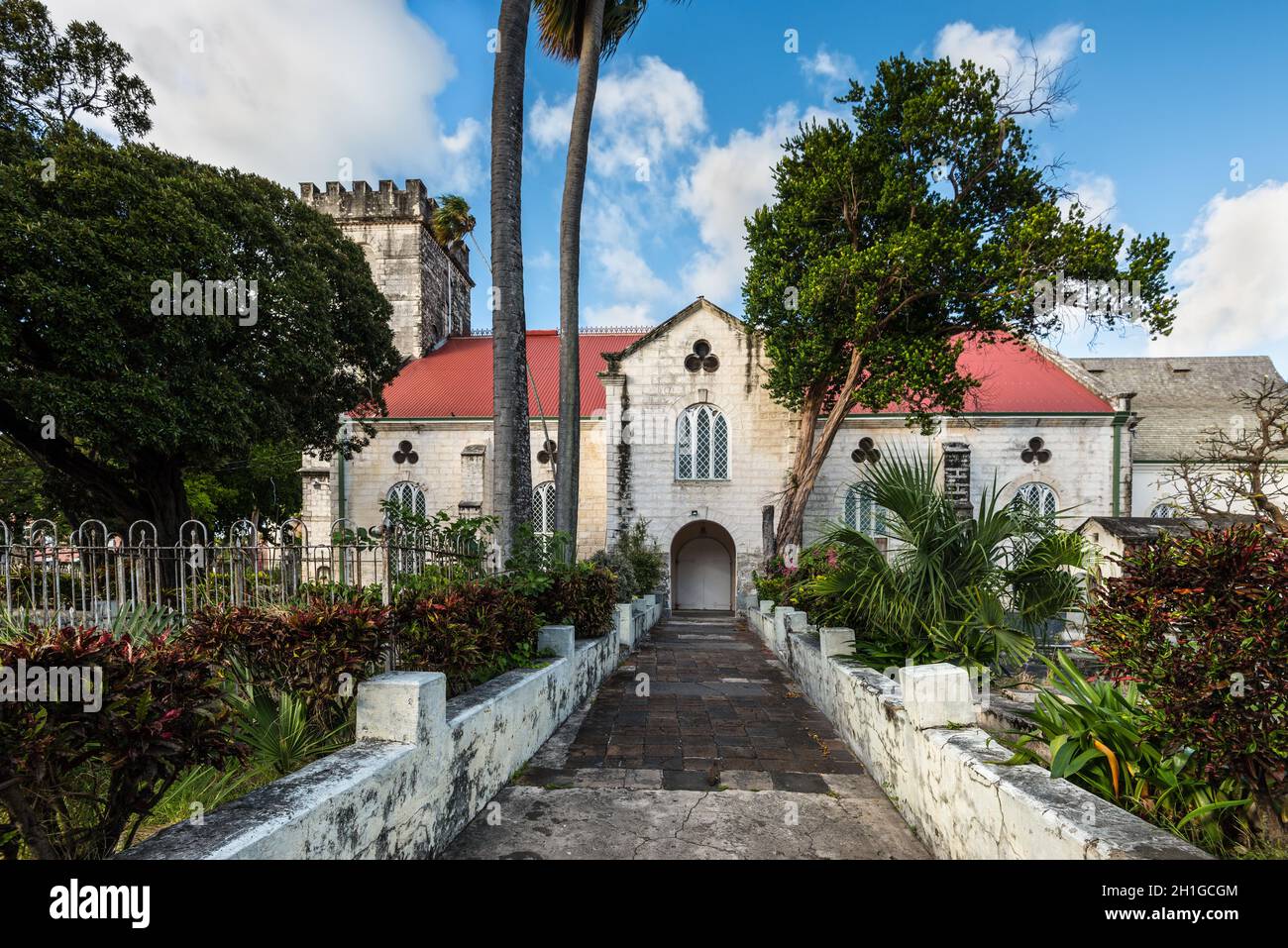 Bridgetown, Barbados - Dicembre 18, 2016: St Michael's Cattedrale Anglicana di Bridgetown, Barbados, West Indies, nelle Isole dei Caraibi. Foto Stock
