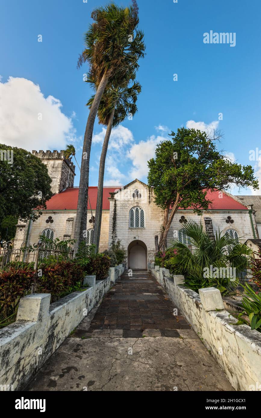 Bridgetown, Barbados - Dicembre 18, 2016: St Michael's Cattedrale Anglicana di Bridgetown, Barbados, West Indies, nelle Isole dei Caraibi, 1940-60s. Foto Stock