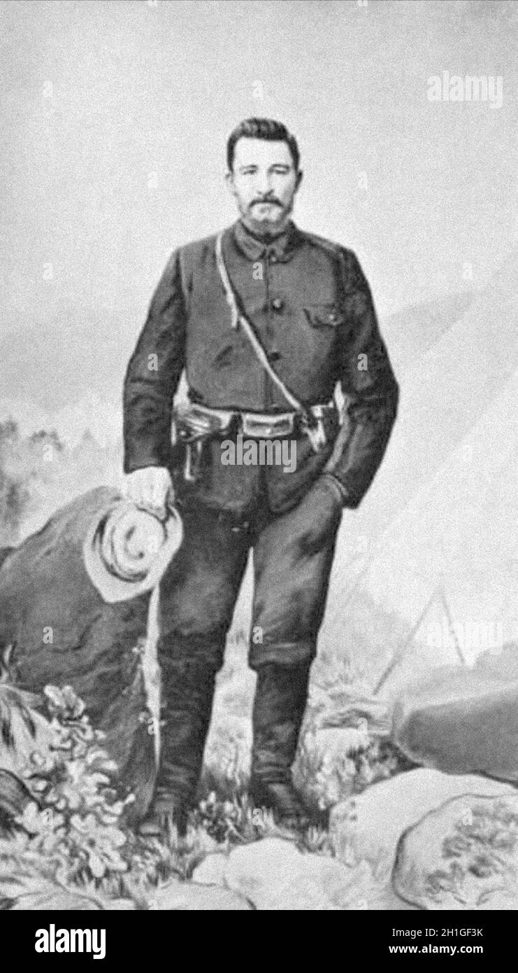 Christiaan De Wet, Christiaan Rudolf de Wet (1854 – 1922) Boer generale, leader ribelle e politico. Foto Stock