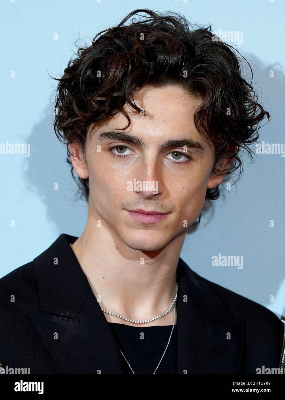 Timothee Chalamet partecipa a una speciale proiezione di Dune presso l'Odeon Leicester Square di Londra. Data foto: Lunedì 18 ottobre 2021. Foto Stock