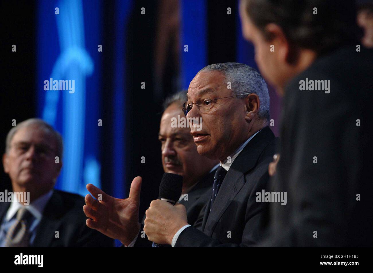 New York, New York, Stati Uniti. 22 settembre 2006. K49968AR.DAY 3 DELL'INIZIATIVA GLOBALE CLINTON ALLO SHERATON HOTEL NEW YORK NEW YORK 09-22-2006. ANDREA RENAULT- 2006.COLIN POWELL Credit: Globe Photos/ZUMAPRESS.com/Alamy Live News Foto Stock