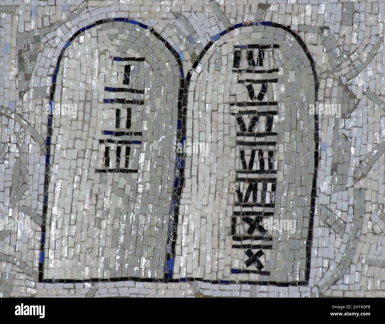 I dieci comandamenti Foto Stock