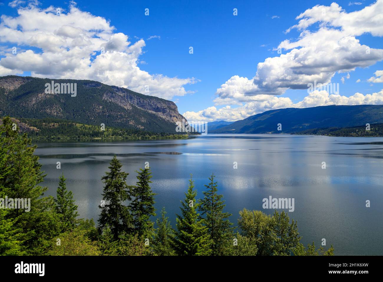 Salmon Arm è una città della Columbia Britannica, situata nel distretto regionale di Shuswap. Salmone Arm è ho Foto Stock