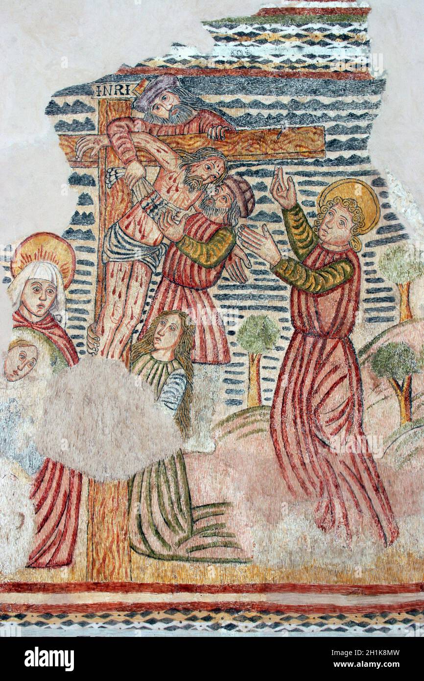Deposizione dalla Croce Foto Stock