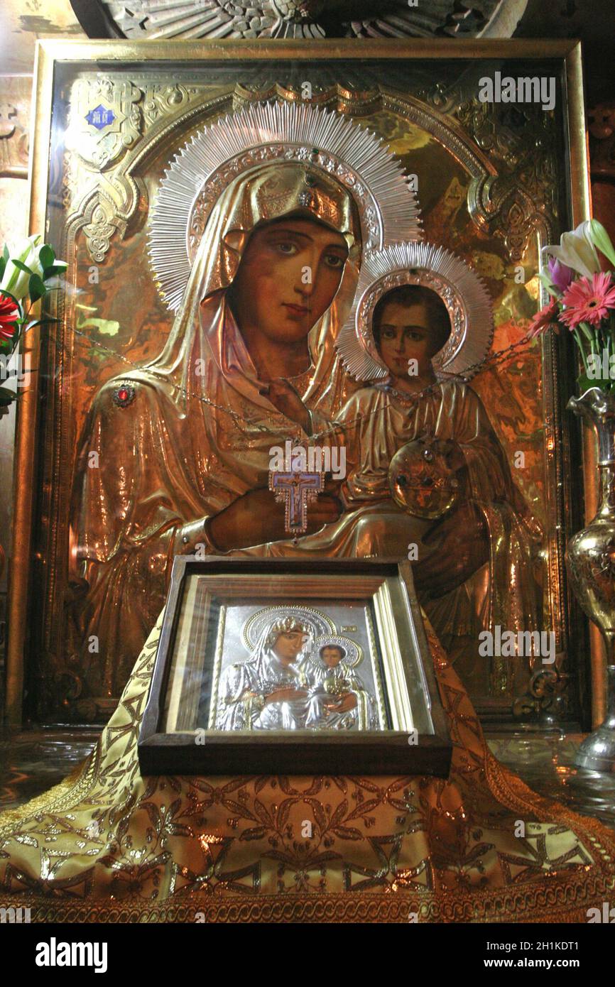 Chiesa della Tomba della Vergine Maria a Gerusalemme Foto Stock