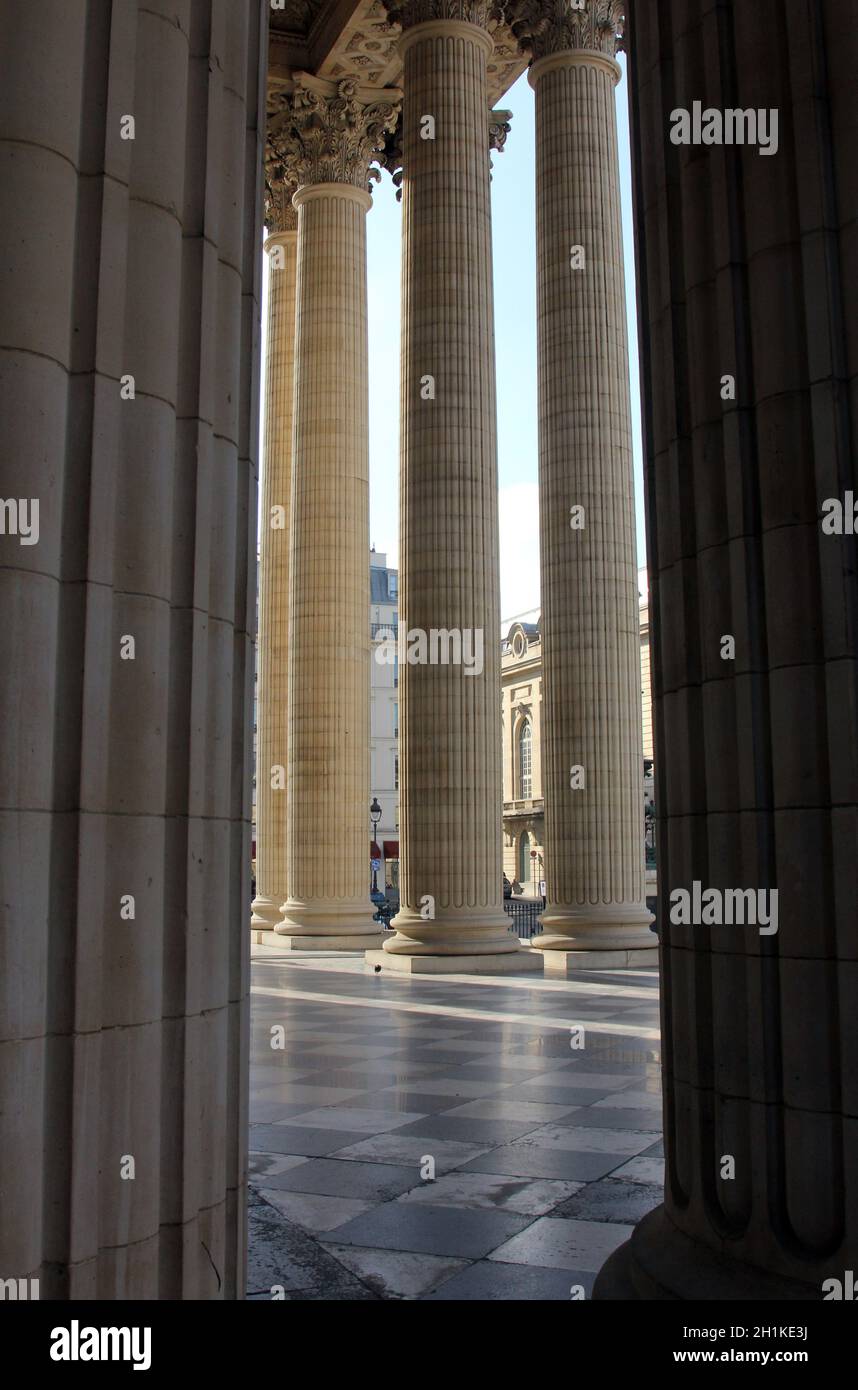 Pantheon a Parigi, Francia Foto Stock