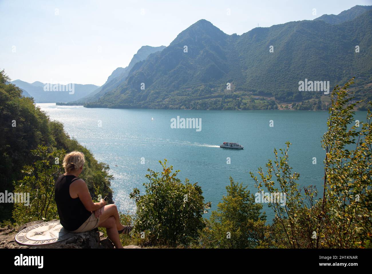 Lago d'Idro, Italia Foto Stock