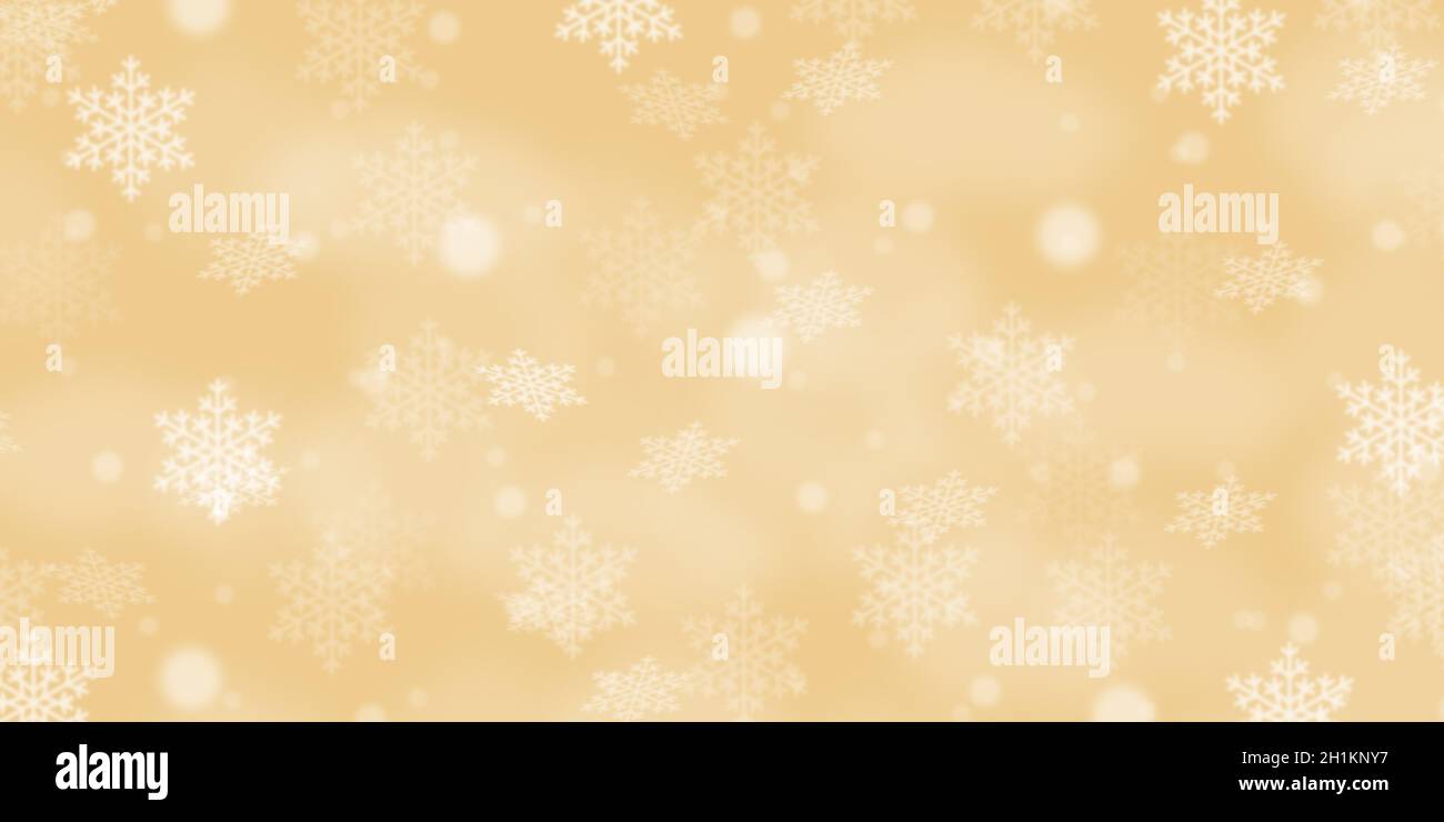 Natale sfondo modello inverno carta da parati panorama con copyspace copia spazio fiocchi di neve Foto Stock