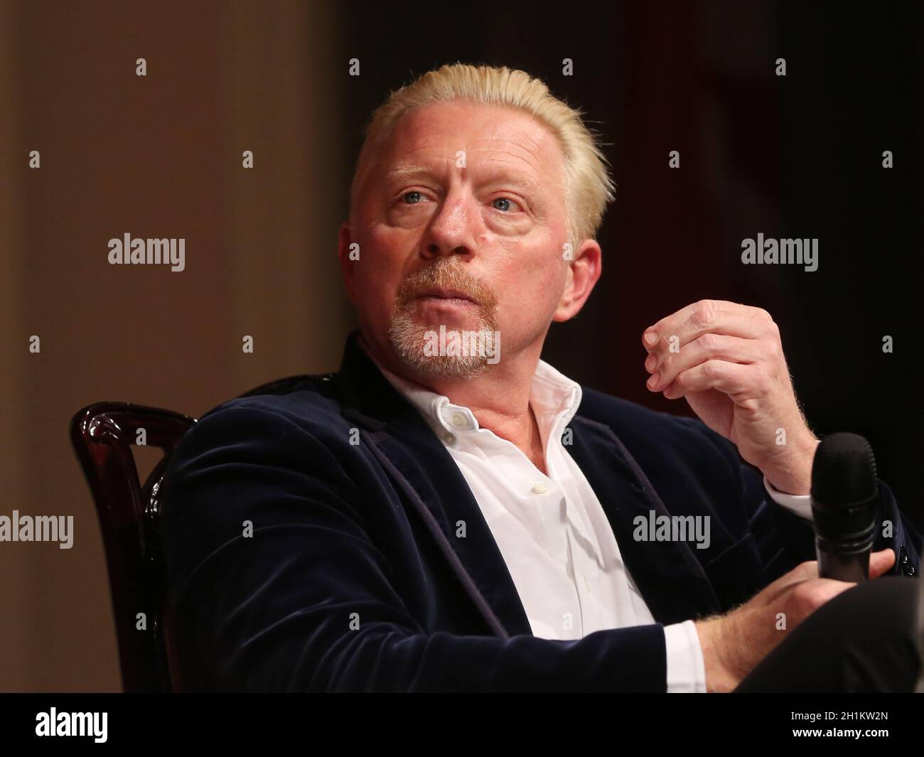 Ehemaliga deutscher Tennisspieler Boris Becker bei einer Veranstaltung am 14.10.2020 a Dessau Foto Stock