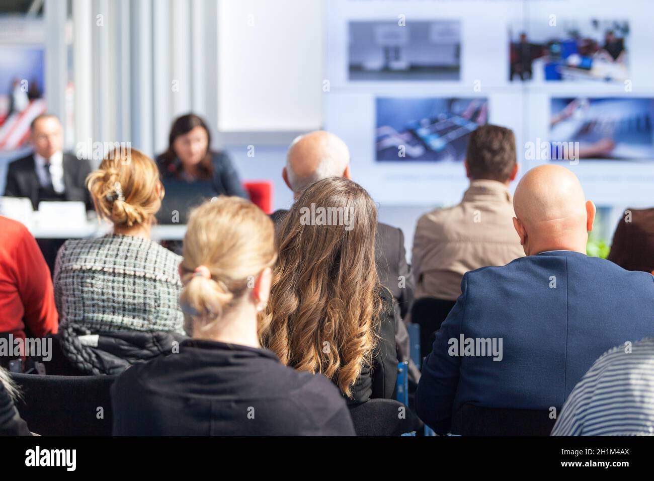 I partecipanti al business o professional conference Foto Stock