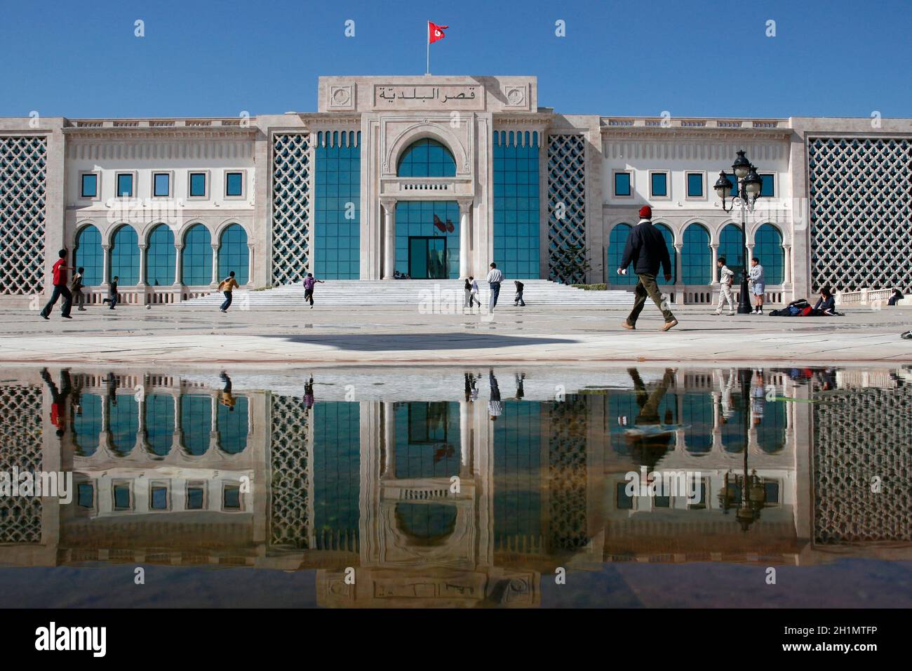 La piazza Kasbah nella città di Tunisi nel nord della Tunisia in Nord Africa, Tunisia, Sidi Bou Sair, marzo 2009 Foto Stock