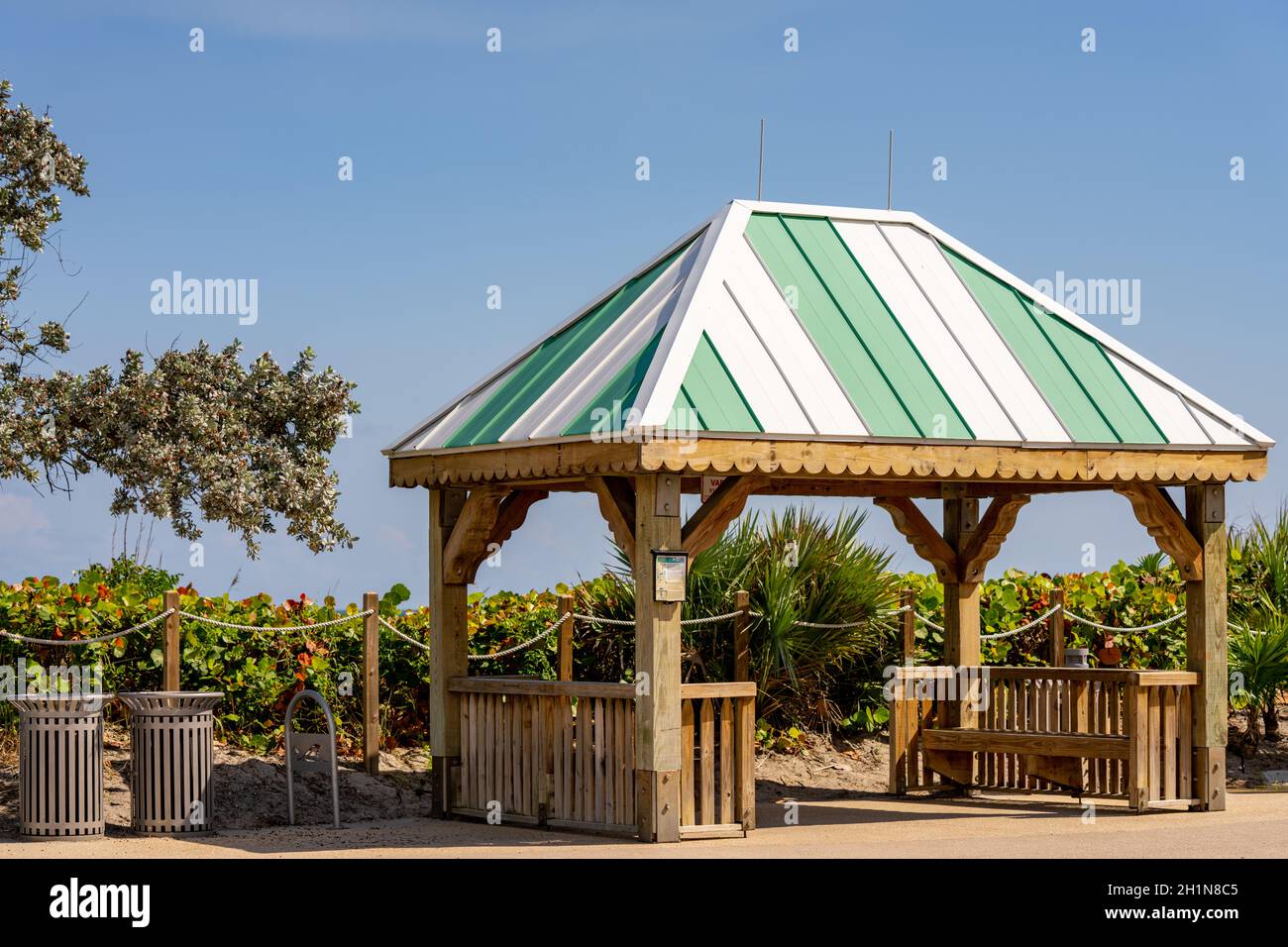 Padiglione pubblico Delray Beach FL USA Foto Stock