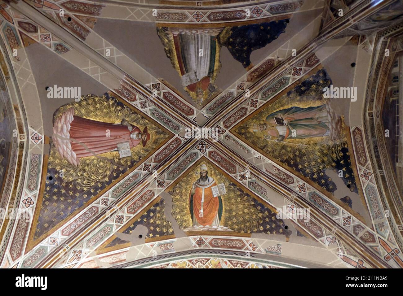 I dottori della chiesa affrescata da Agnolo Gaddi, Castellani cappella