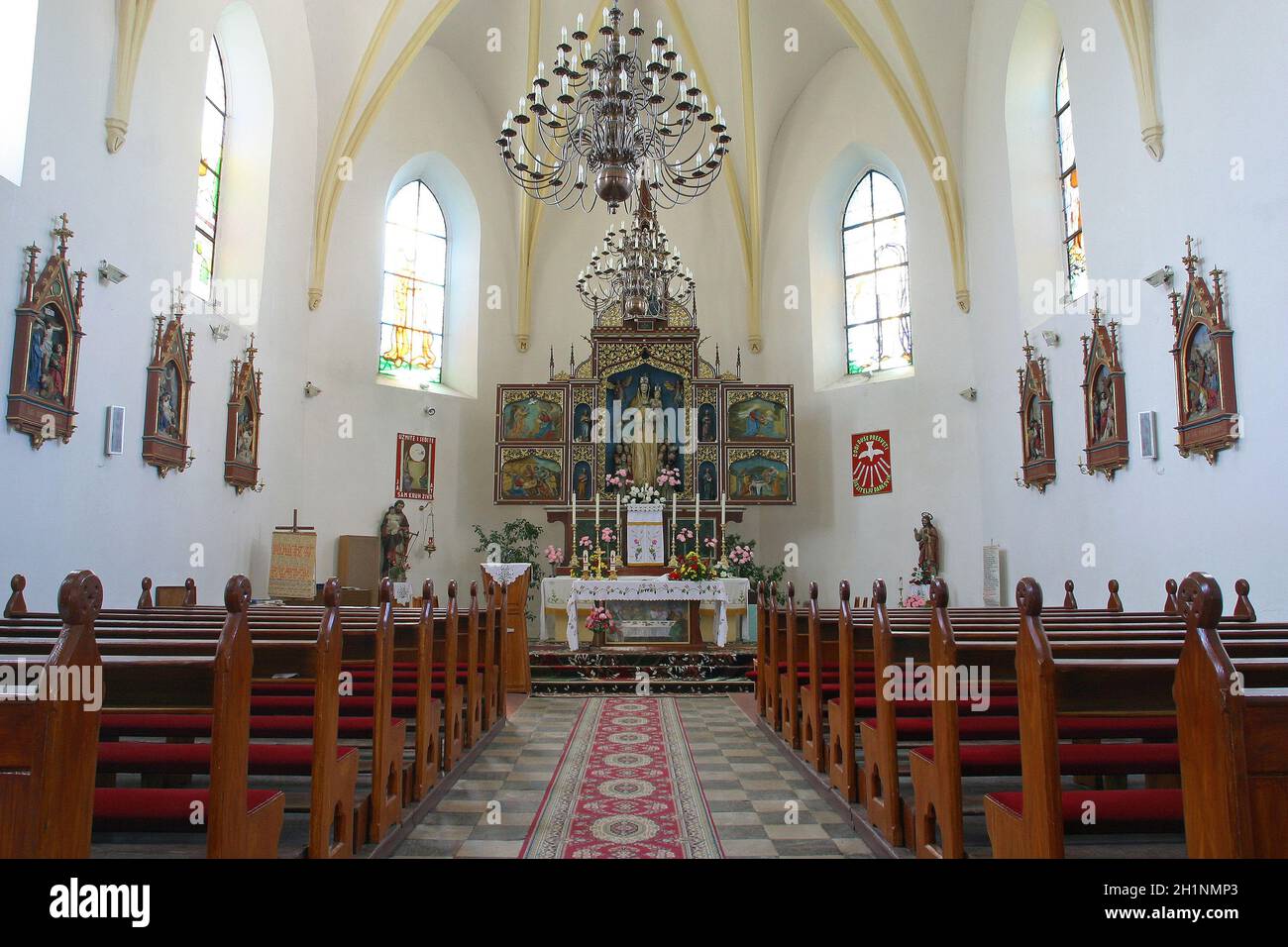 Chiesa parrocchiale di nostra Signora dei Miracoli a Ostarije, Croazia Foto Stock